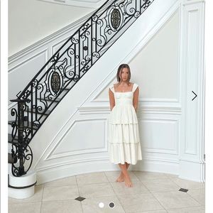 NWT - WeWoreWhat Corset Poplin Dress